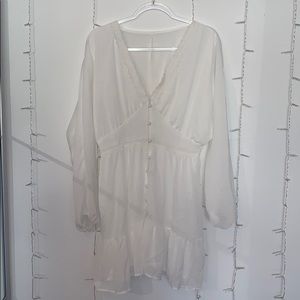 White babydoll dress